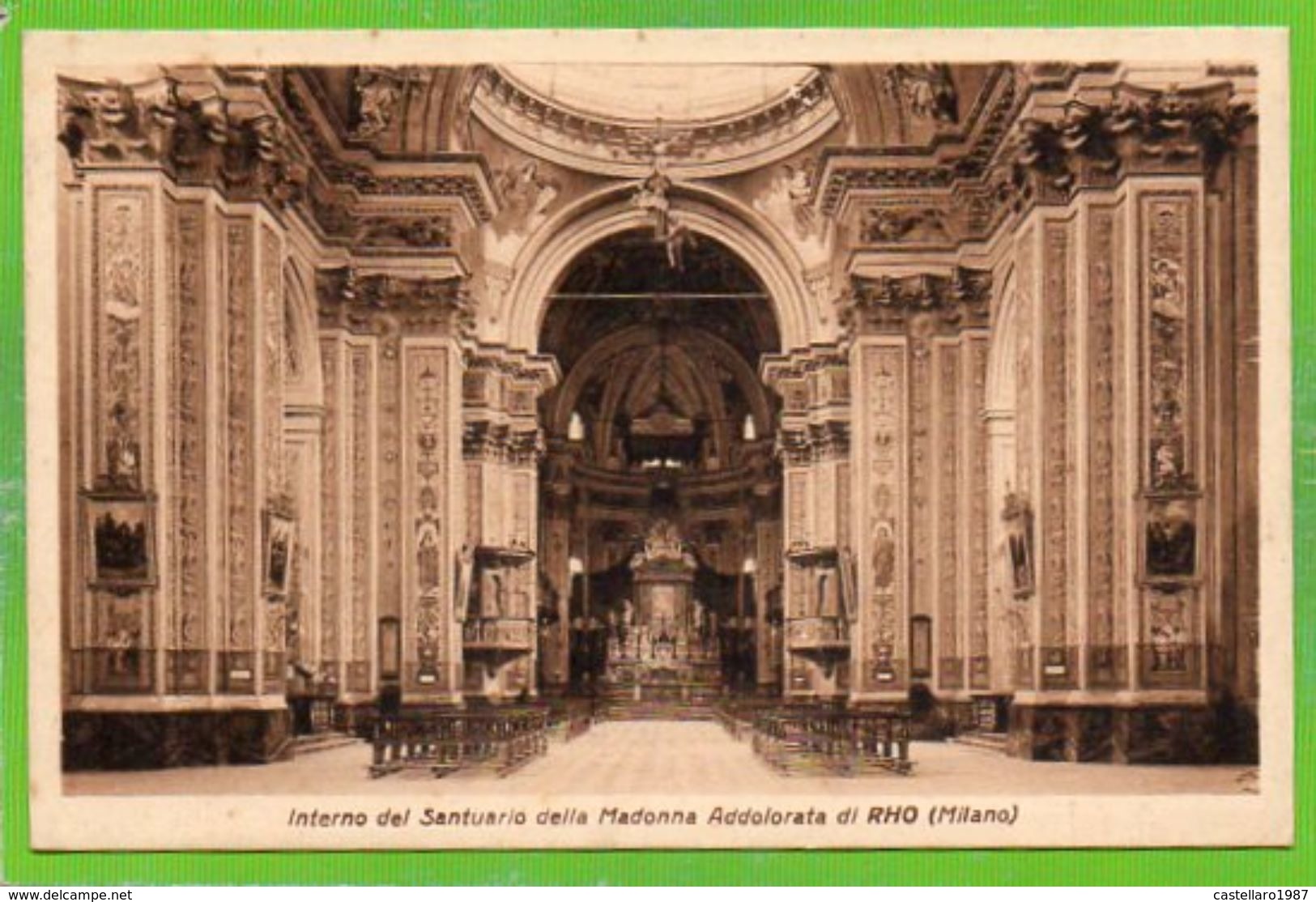 Interno Del Santuario Della Madonna Addolorata Di RHO (Milano) - Formato Piccolo - Rho