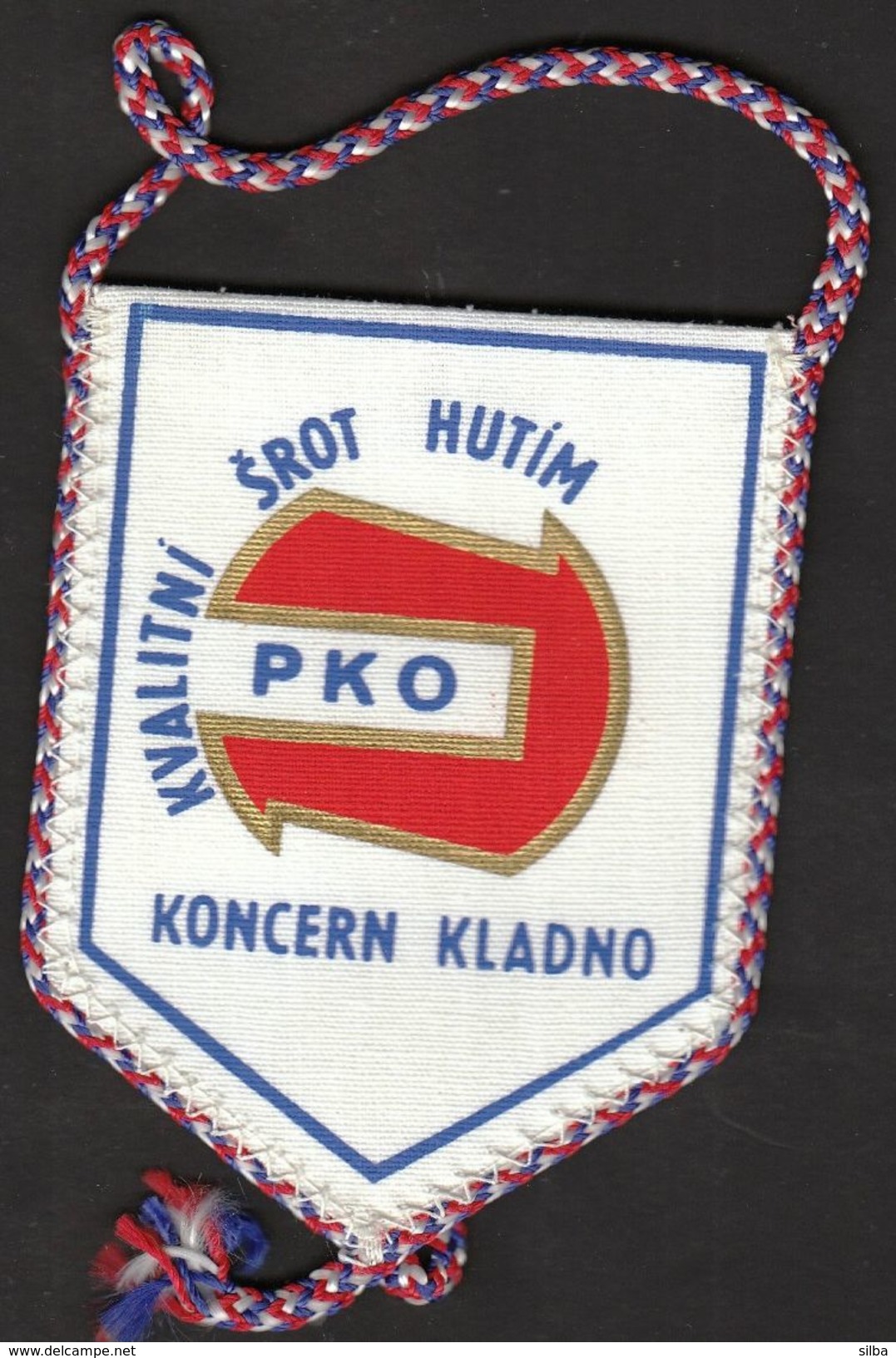 Ice Hockey / Flag, Pennant / Czech Republic / TJ Kladno - Kleding, Souvenirs & Andere