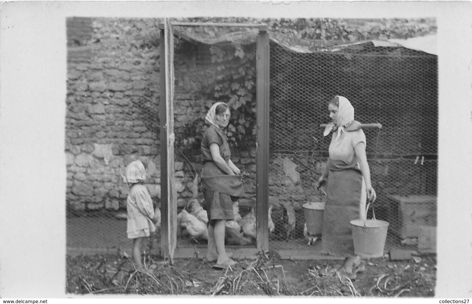 76-NEUFCHATEL-EN-BRAY- LOT DE 8 CARTES PHOTO- SCENES D'UNE FAMILLE  (7)