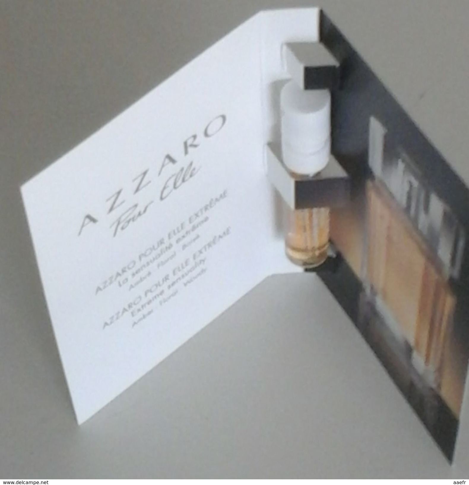 AZZARO, Pour Elle - 1.5 Ml échantillon Neuf/rempli - Perfume Samples (testers)