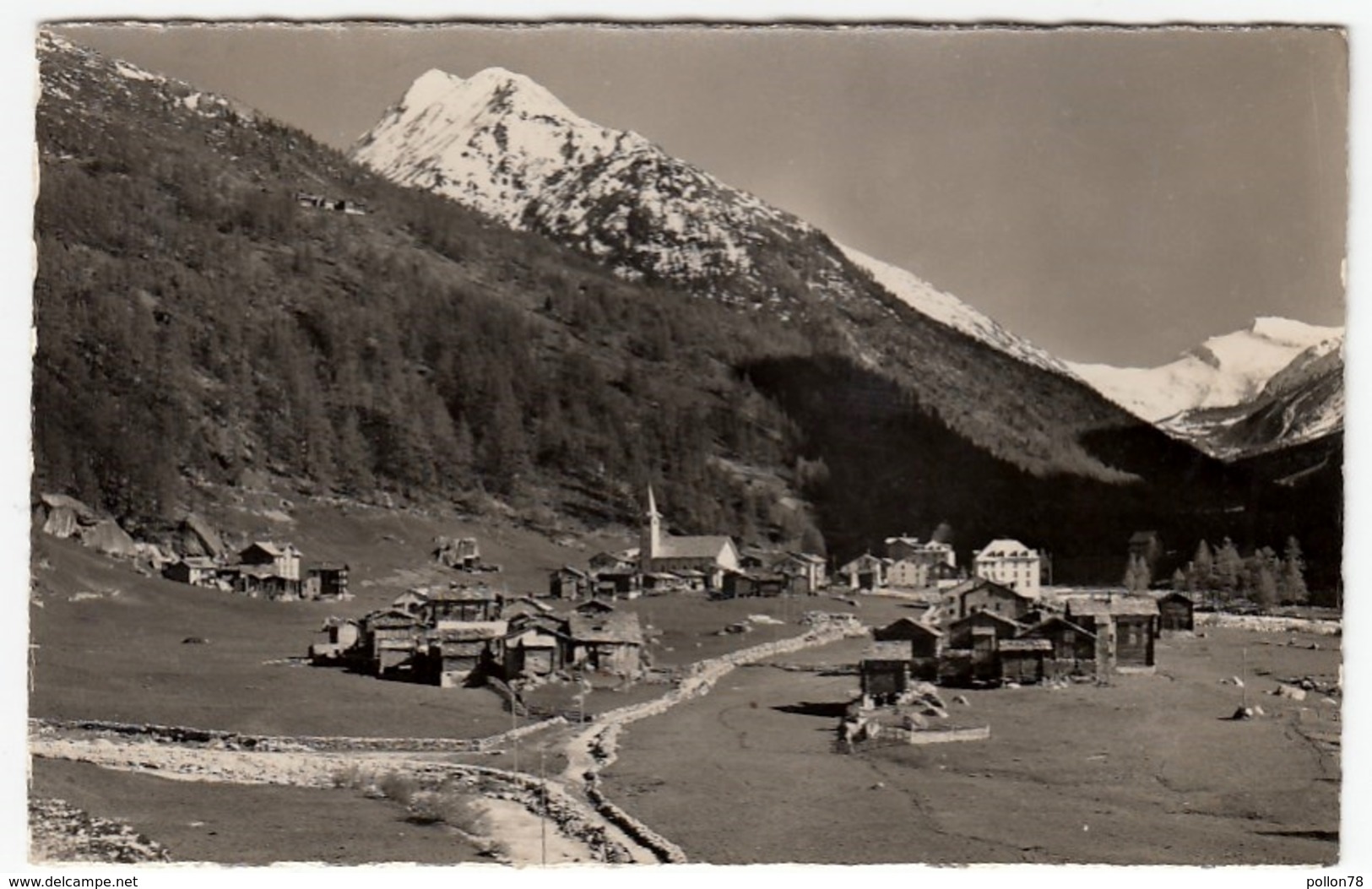 SAAS - ALMAGELL - MITTELGRAT U. SEEWENHORN - VALAIS - 1948 - Vedi Retro - Formato Piccolo - Saas-Almagell