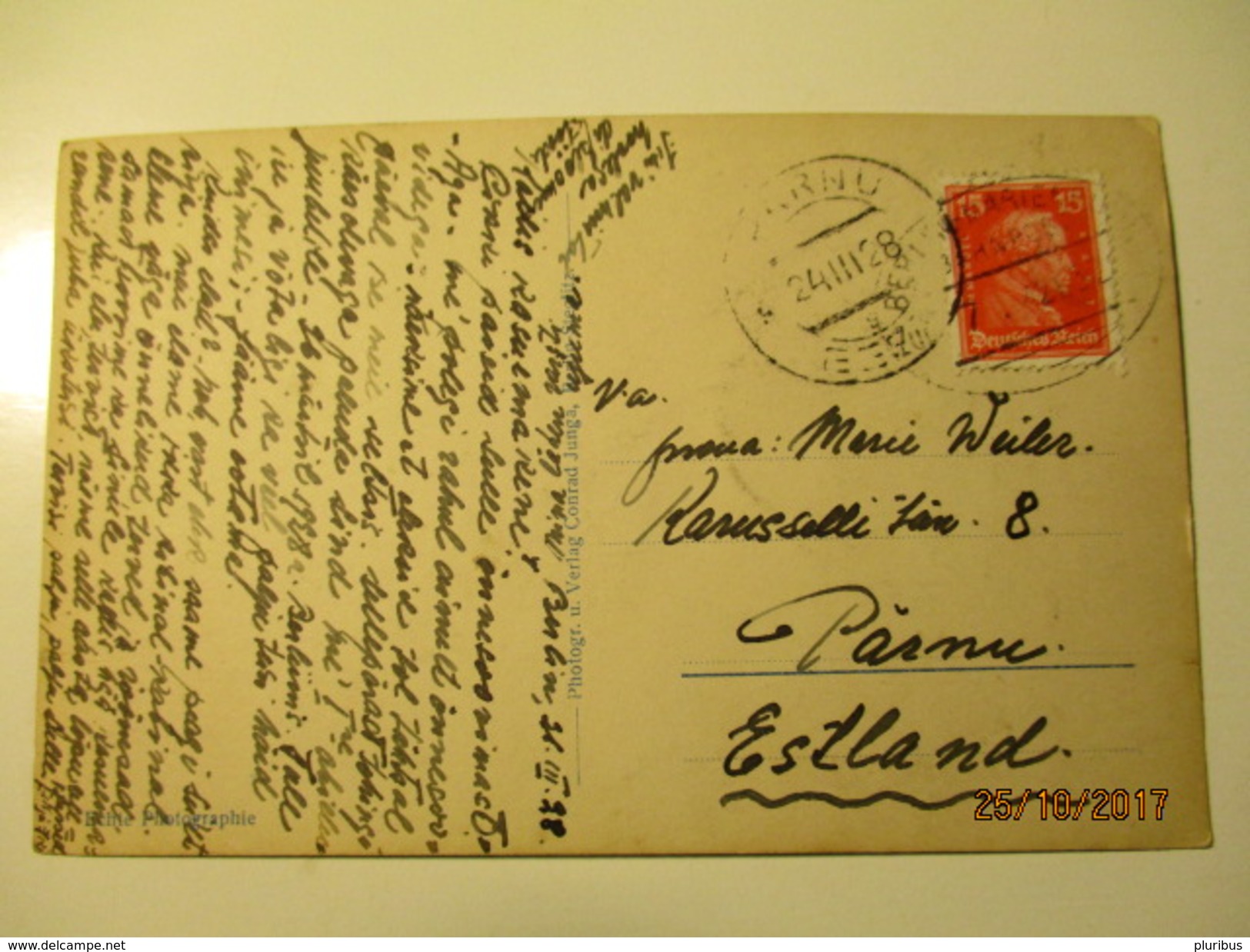 1928 BAHNPOST TPO BERLIN - MARIENBURG TO ESTONIA , BERLIN CHARLOTTENBURG RATHAU   , OLD POSTCARD , RA - Sonstige & Ohne Zuordnung