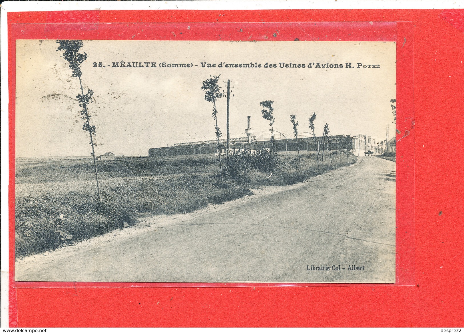 80 MEAULTE Cpa Vue D ' Ensemble Des Usines D ' Avions Henry Potez                 25 Lib Coll Albert - Meaulte