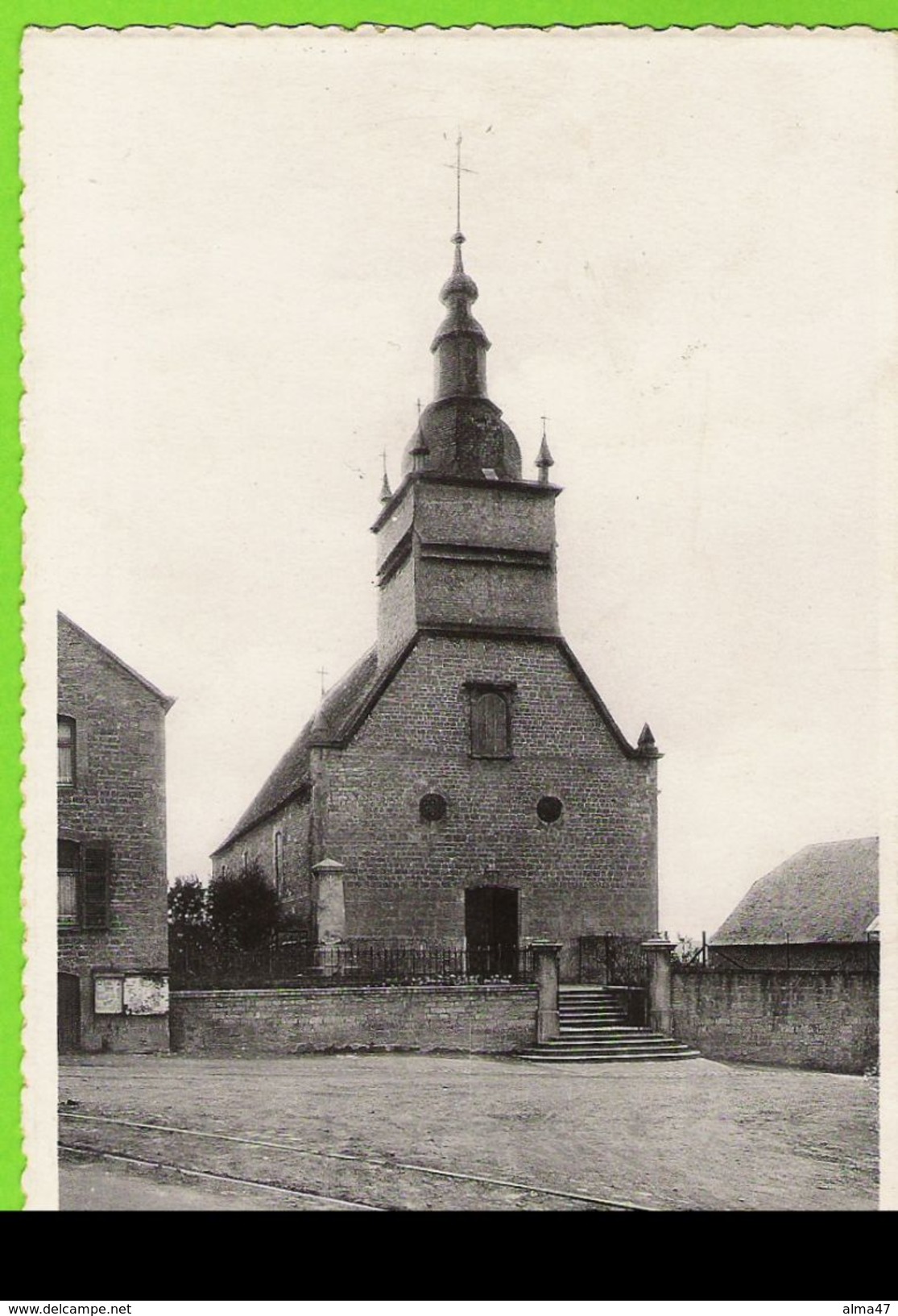 Bure -LOT 2 CP  Centre Avec église - Eglise Gros Plan  - Ern. Thill - 2 SCAN - Tellin