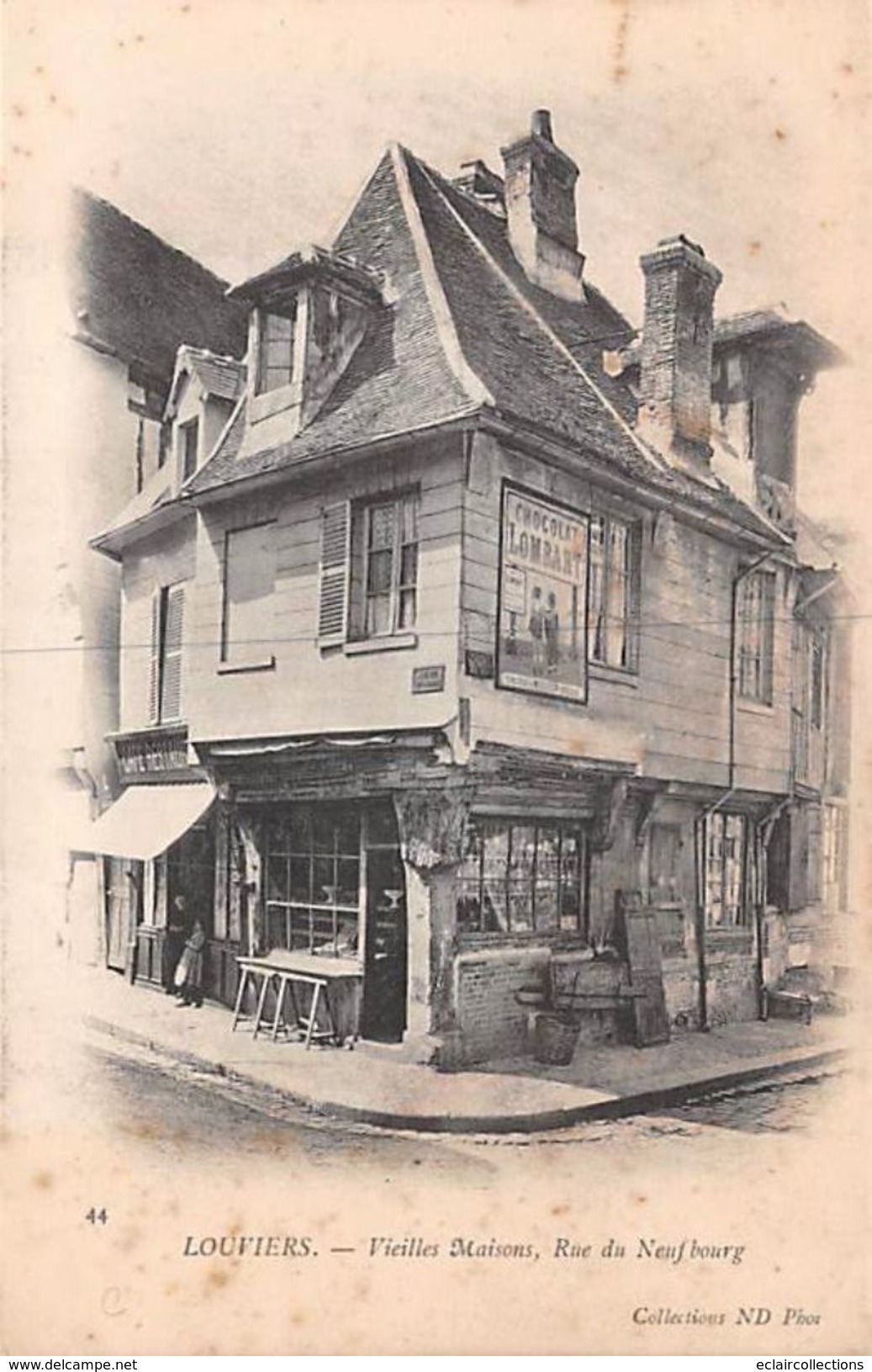 Louviers        27         Vieilles Maisons Rue De Neufbourg           (voir Scan) - Louviers