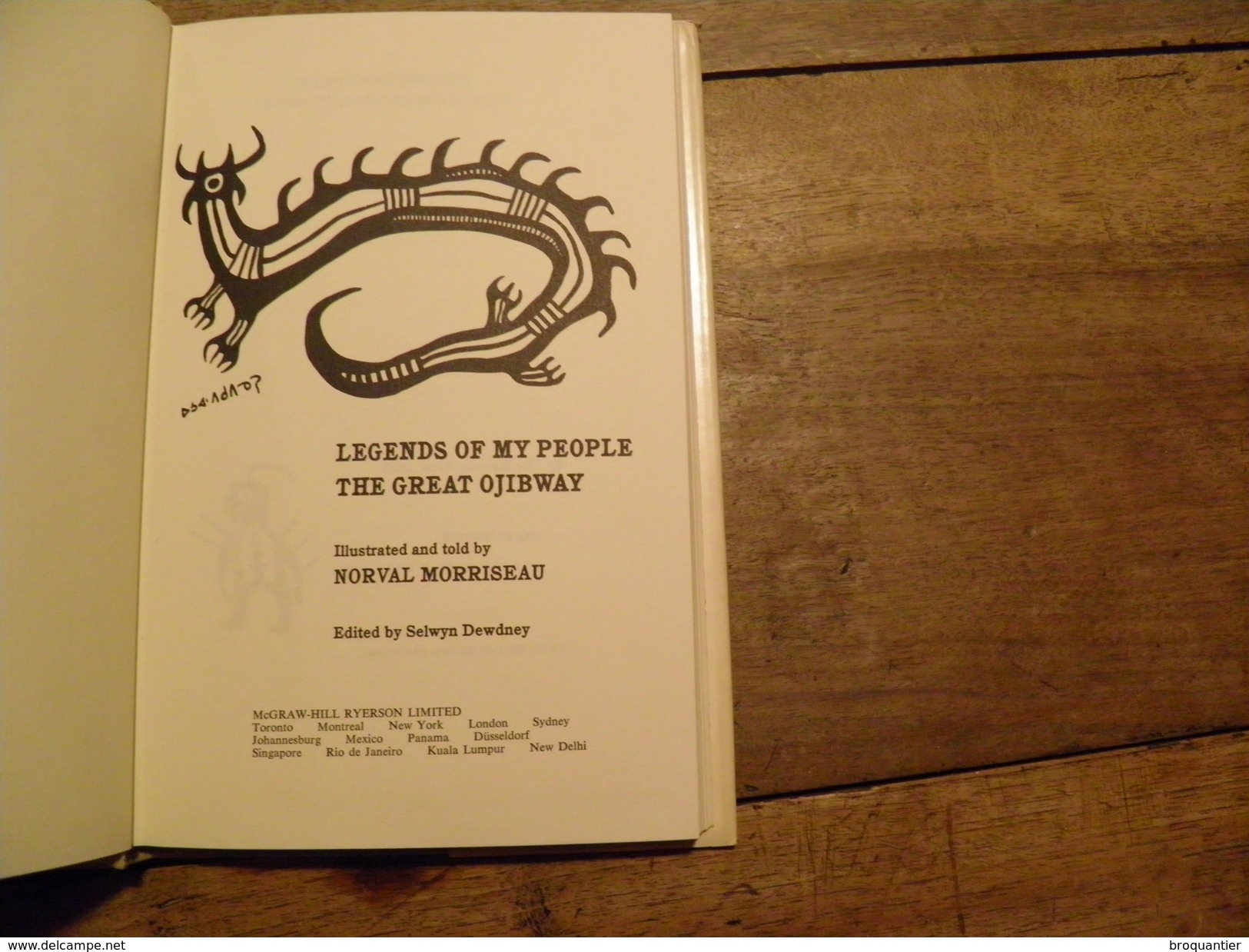 Legends Of My People The Great Ojibway. 1965 - Kanada