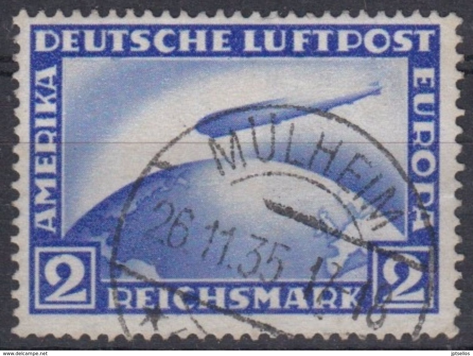 ALEMANIA IMPERIO 1928/31 Nº A-36 USADO - Airmail & Zeppelin