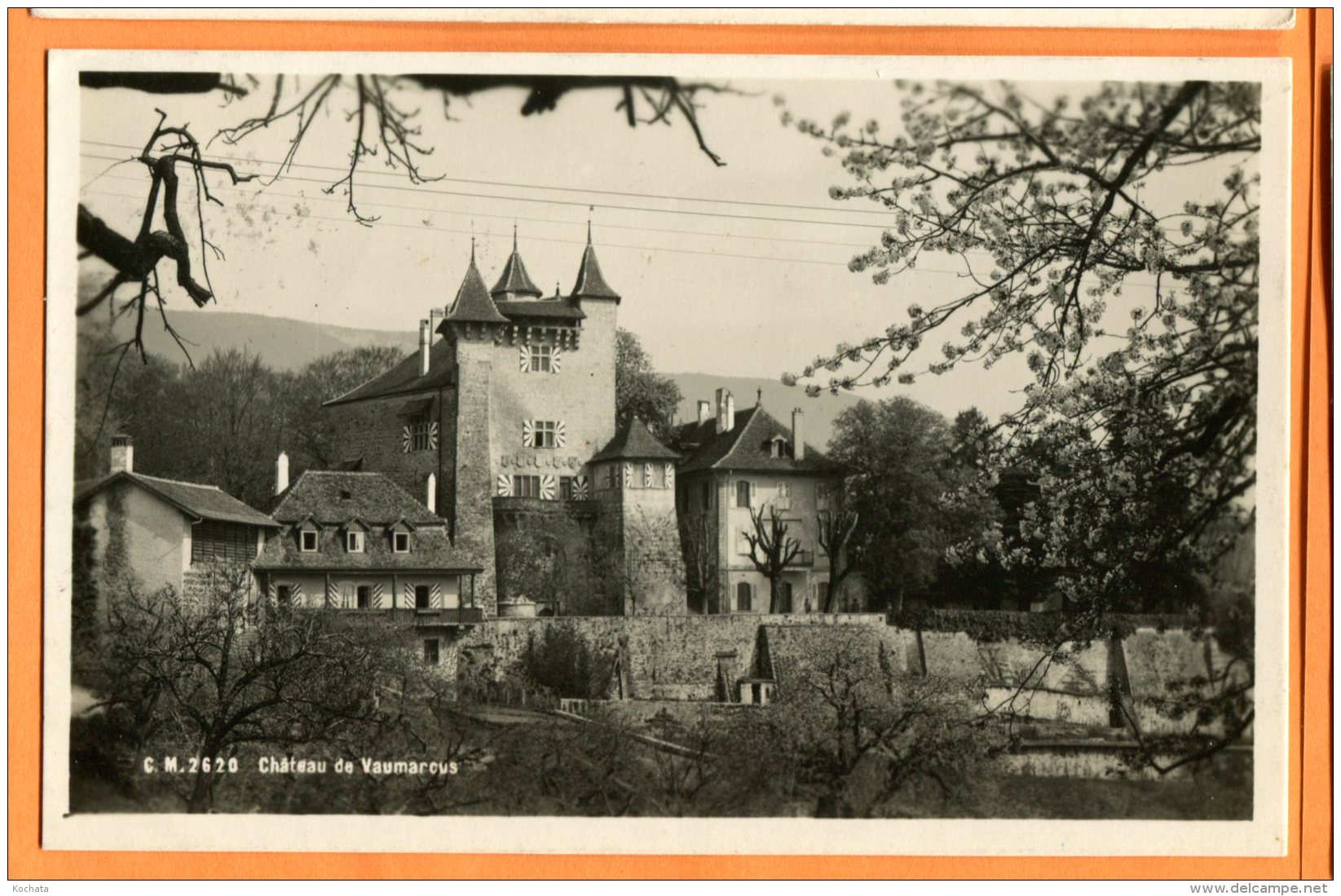 ALB526, Vaumarcus, Château ,circulée 1933 - Vaumarcus