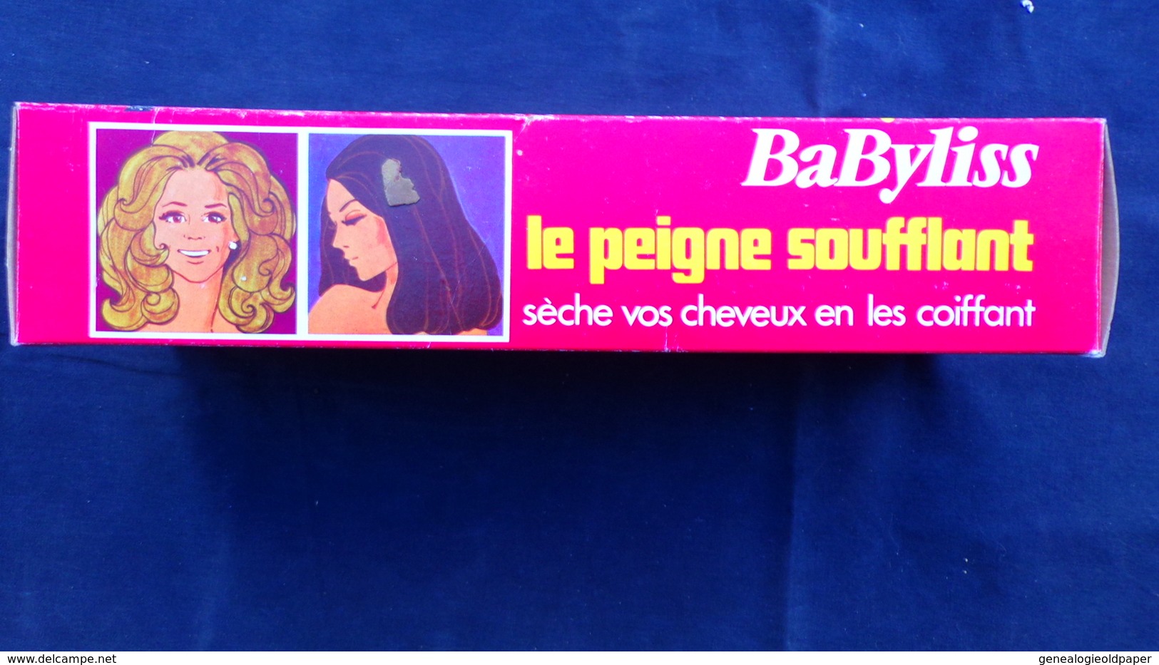 BELLE BOITE CARTON PUBLICITAIRE BABYLISS-LE PEIGNE SOUFFLANT- REF. 700/603- COIFFURE COIFFEUR - Accessories