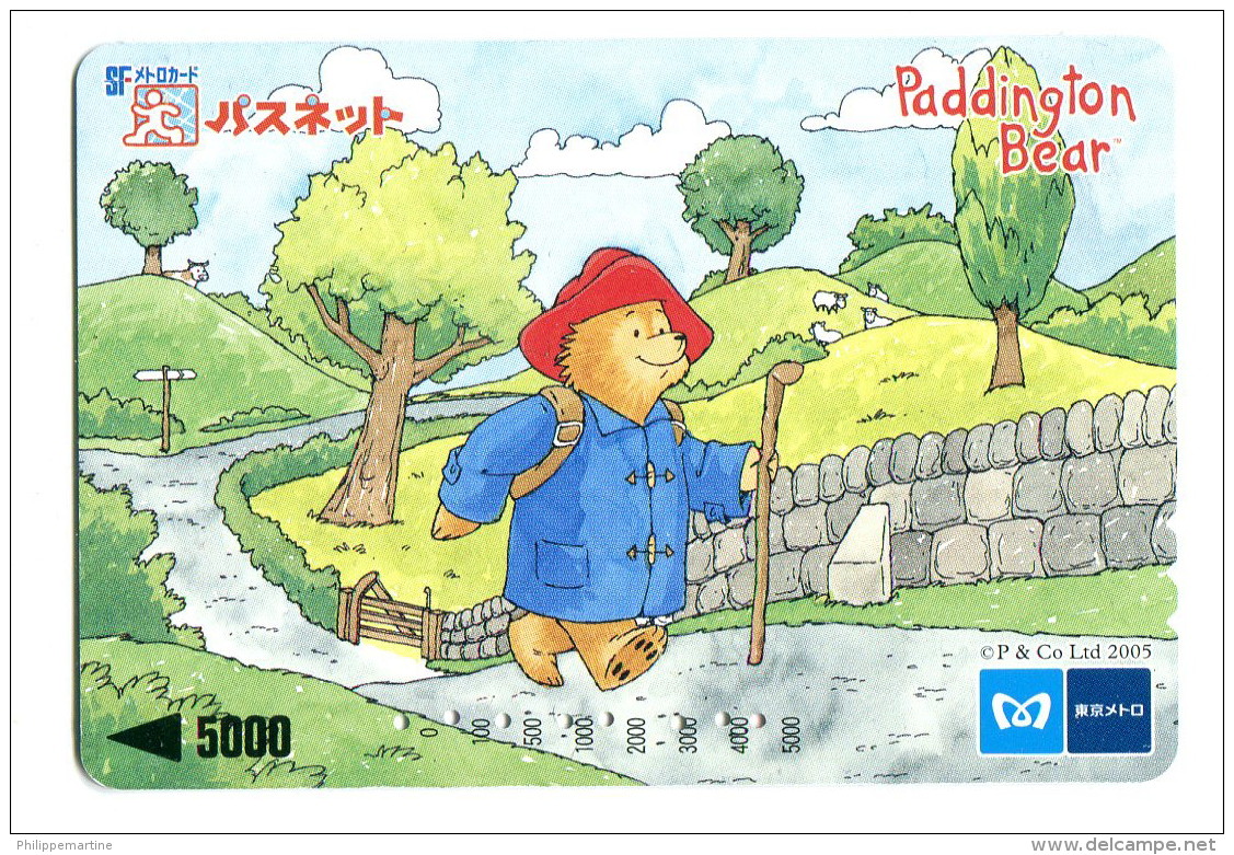 Japon - Titre De Transport SF : Paddington Bear - Wereld