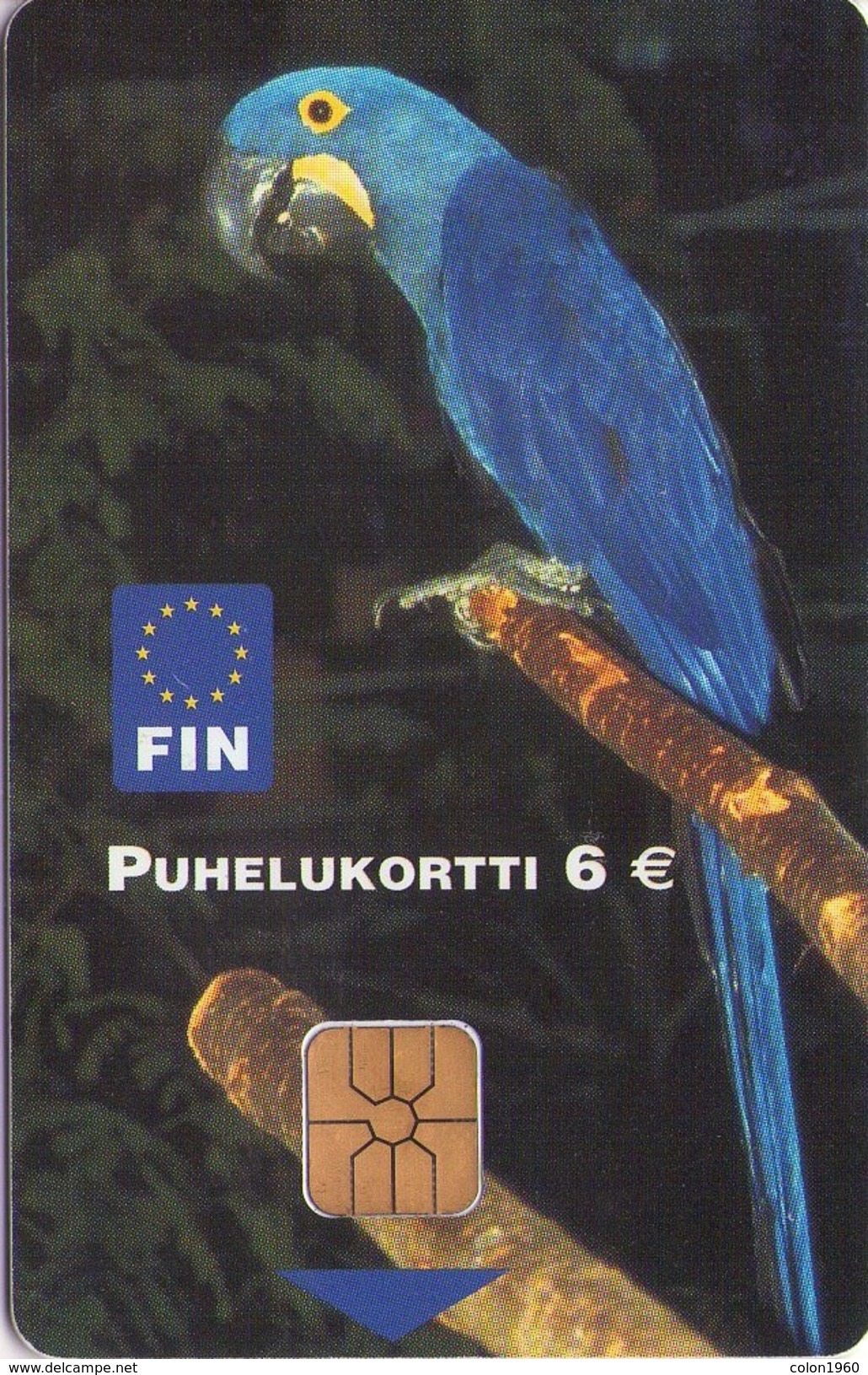 FINLANDIA. FIN-D13. BIRD - LORO. Papukaija - Parrot. 2002-07. (523). - Perroquets