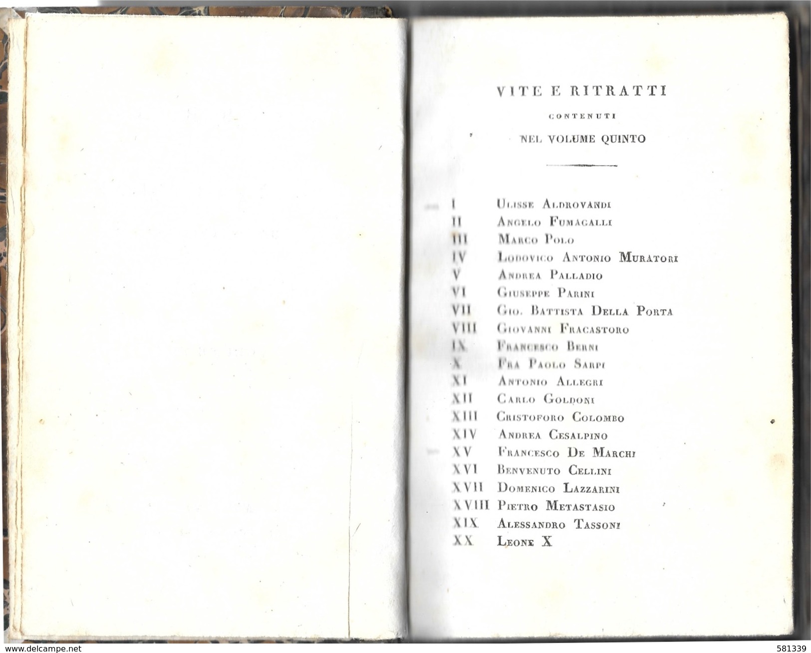 " VITE E RITRATTI Di UOMINI CELEBRI " Nicolò Bettoni 1821 , Con 40 Incisioni , Vol.5-6 - Bibliography