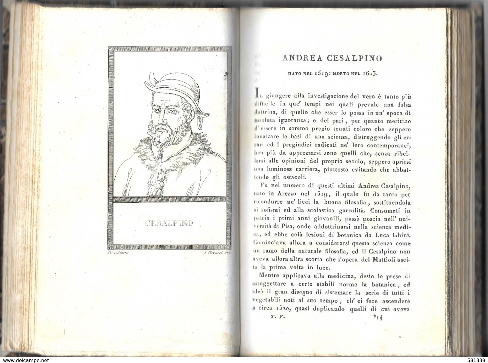 " VITE e RITRATTI di UOMINI CELEBRI " Nicolò Bettoni 1821 , con 40 incisioni , vol.5-6