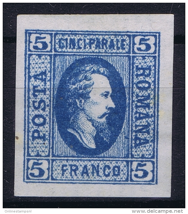 Romania:  Mi 12 Y   MH/* Flz/ Charniere  1865 - 1858-1880 Moldavië & Prinsdom