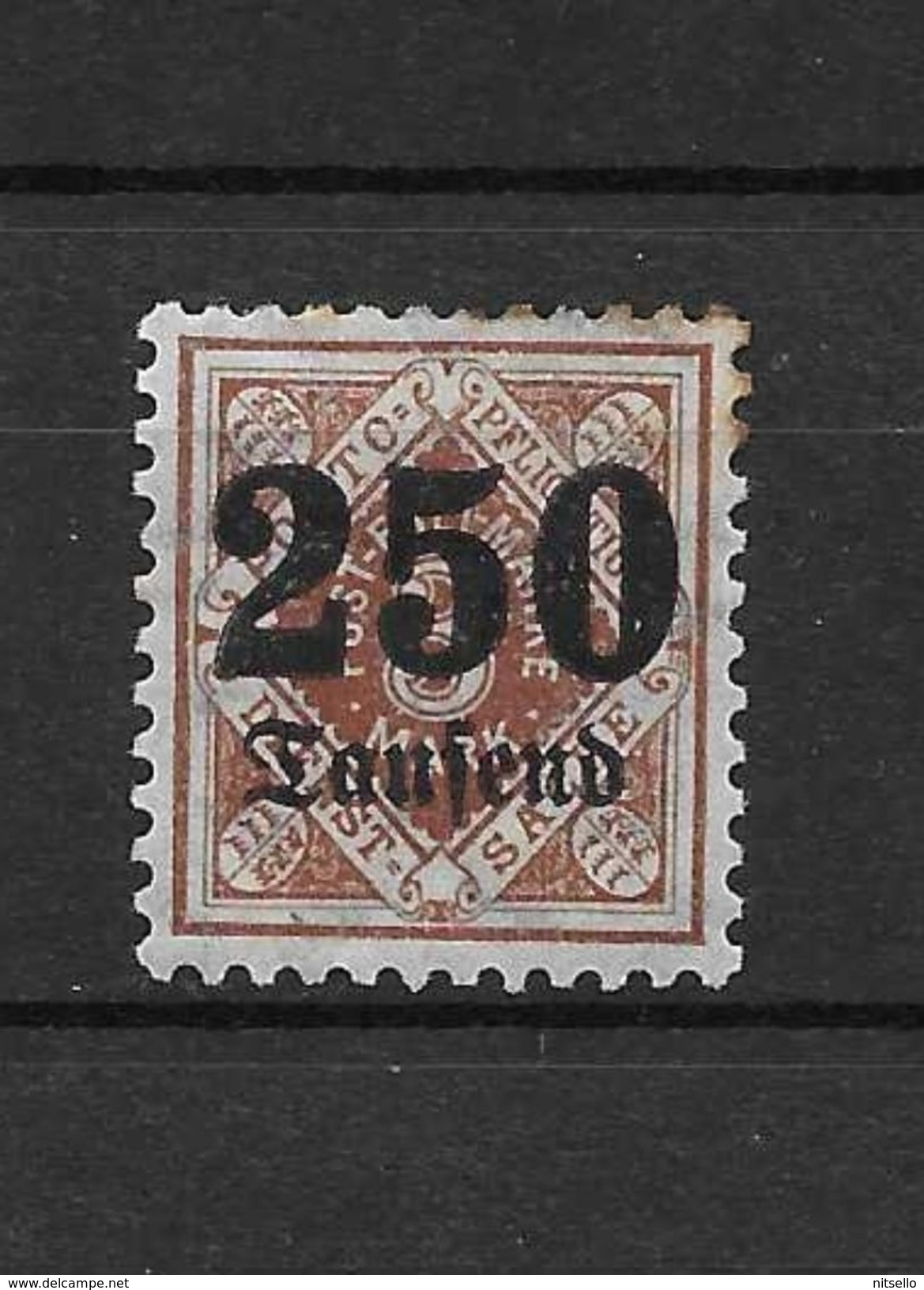 LOTE 1438  ///   ALEMANIA - WURTEMBERG     YVERT Nº: 170*MH - Ungebraucht