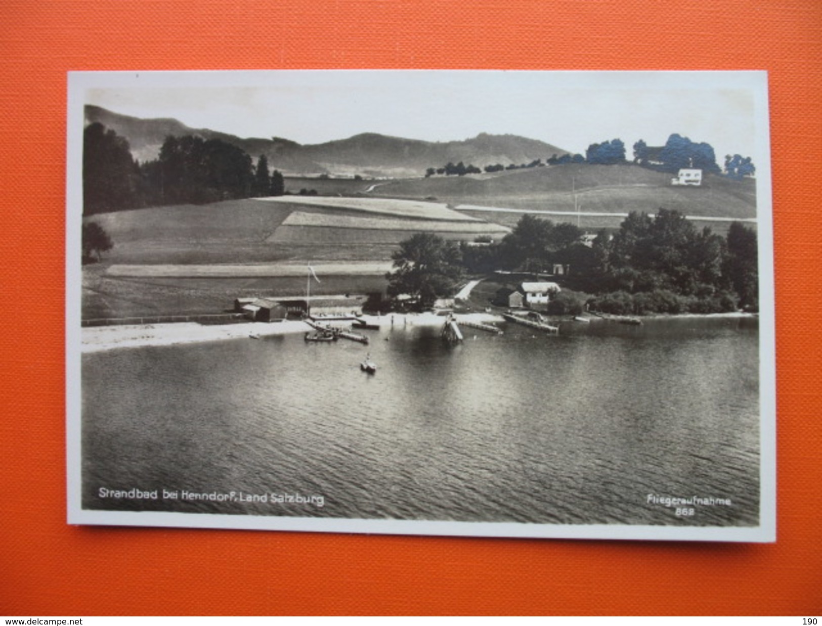 Fliegeraufnahme.Strandbad Bei Henndorf - Henndorf Am Wallersee