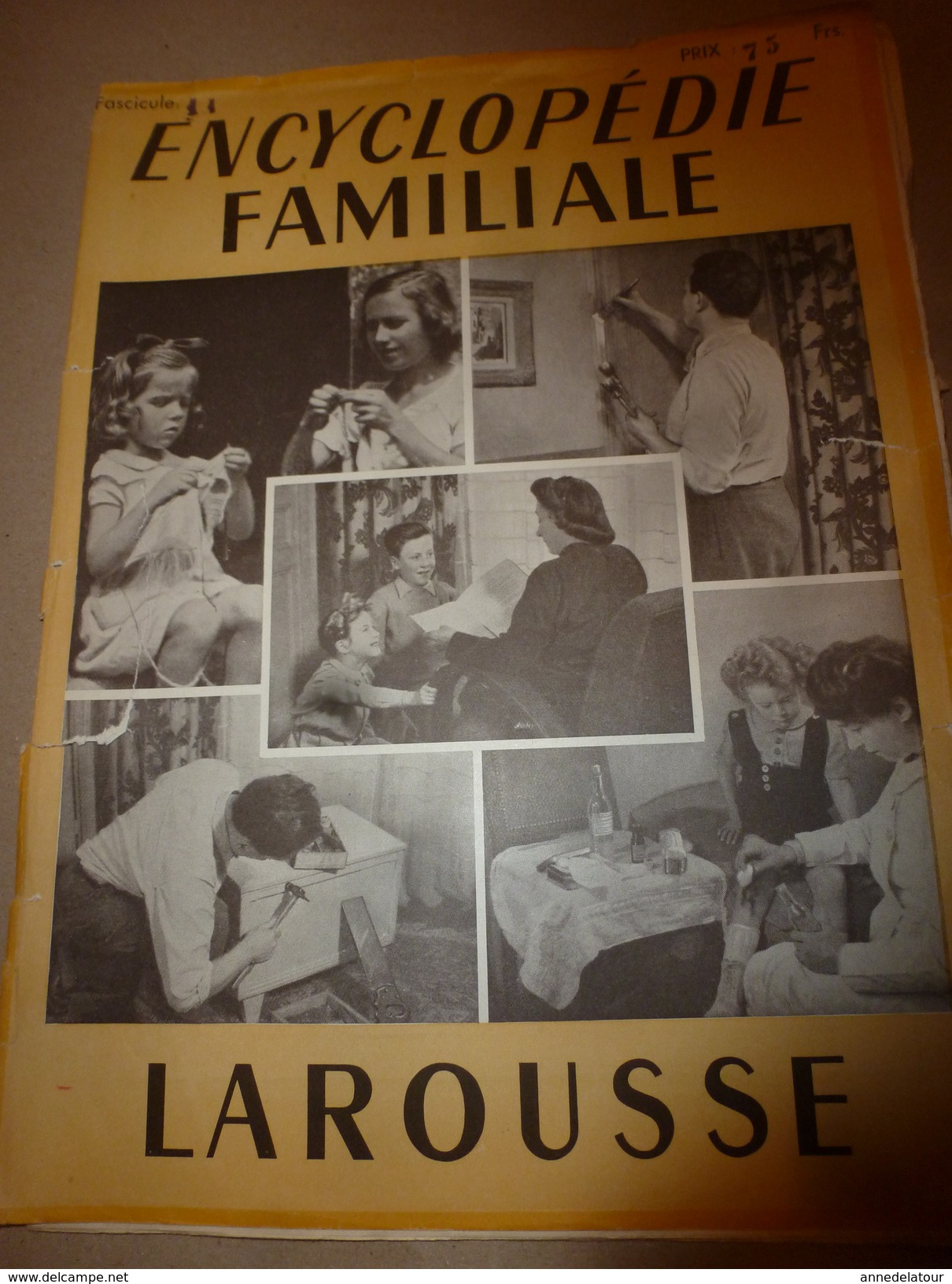 1950 ENCYCLOPEDIE FAMILIALE LAROUSSE ->Gastrotechnie, La Science Ménagère, Entretien De La Maison - Encyclopaedia