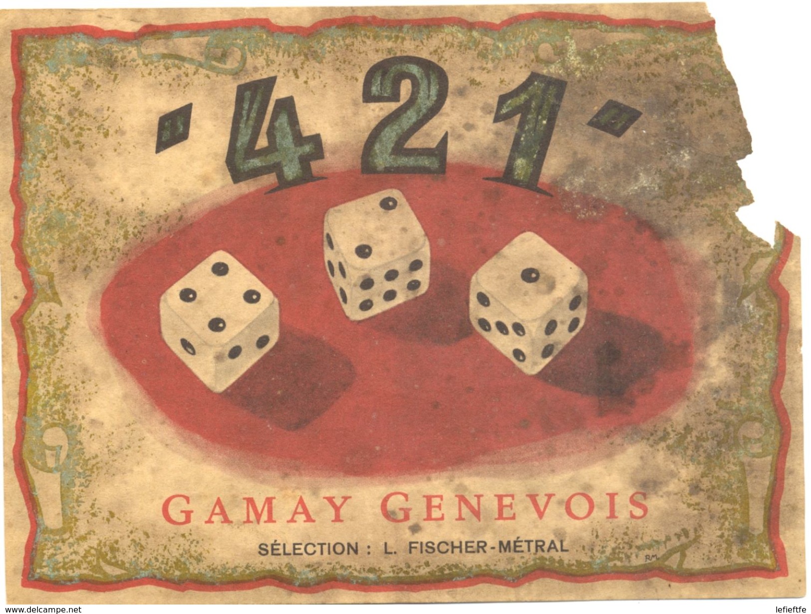 1513 - Suisse - 421 - Gamay Genevois - Sélection : L. Fischer - Métral - Red Wines