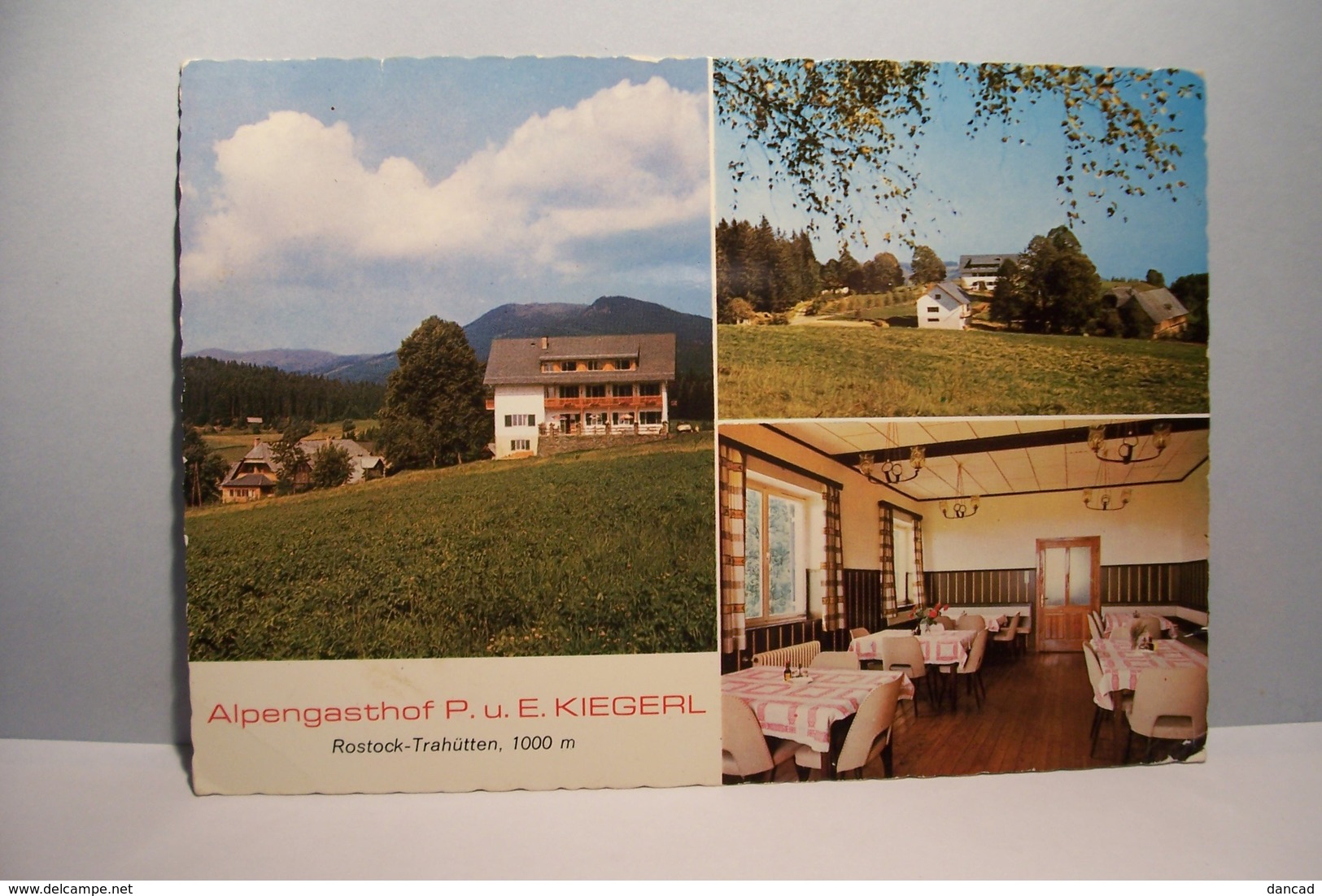 ROSTOCK-TRAHUTTEN   -- Alpengasthof  P. U.E.  KIEGERL - Deutschlandsberg