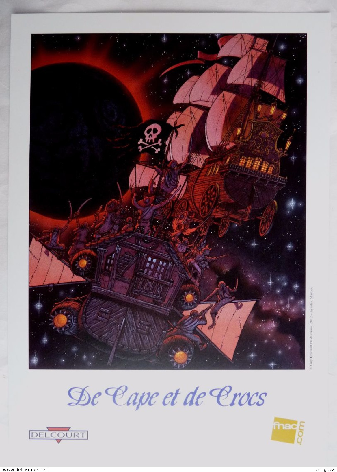 EX LIBRIS - MASBOU  - DE CAPE ET DE CROC - BD ROSE 2012 XL - Illustrateurs M - O