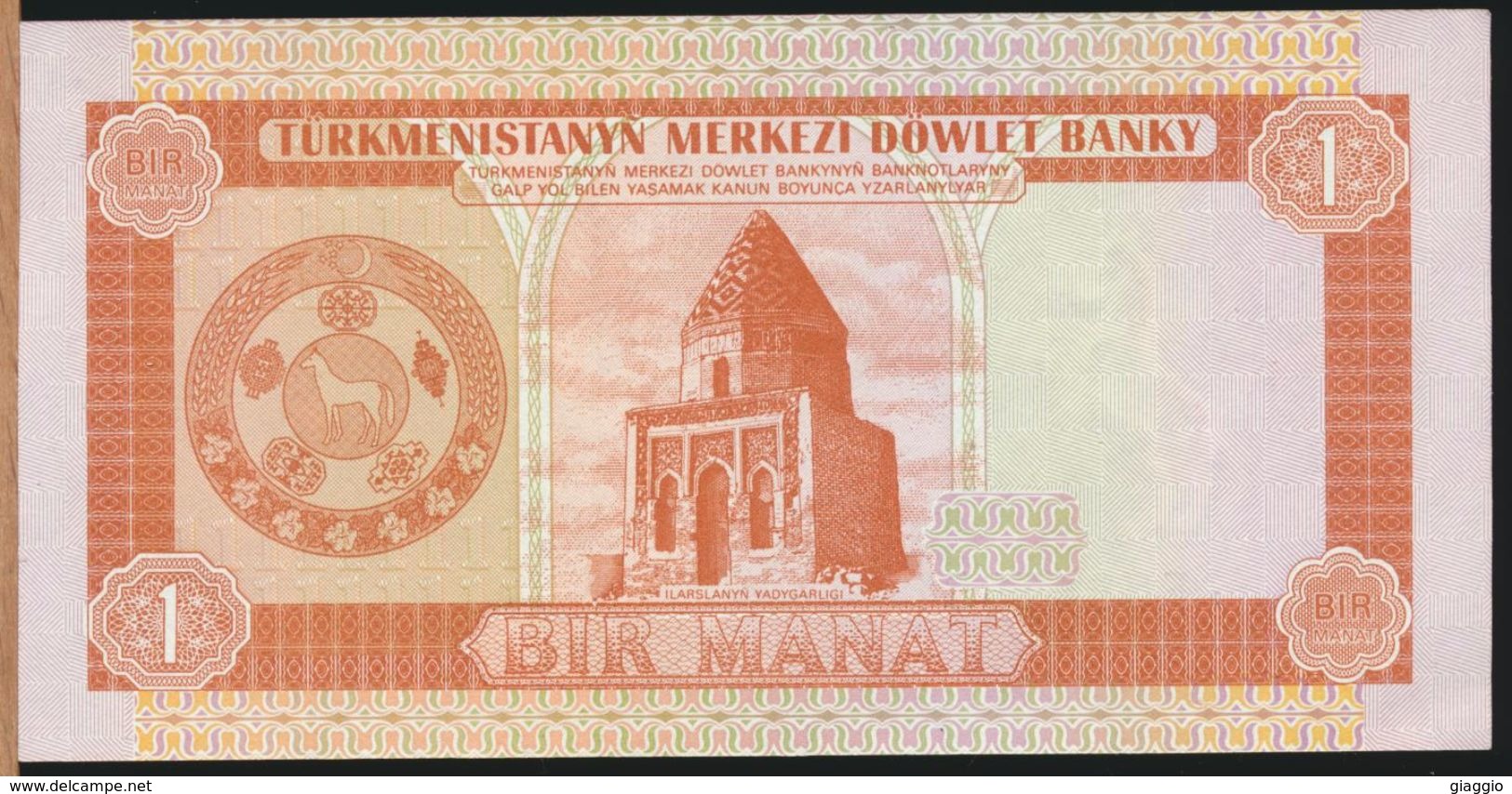 °°° TURKMENISTAN - 1 BIR MANAT °°° - Turkmenistan