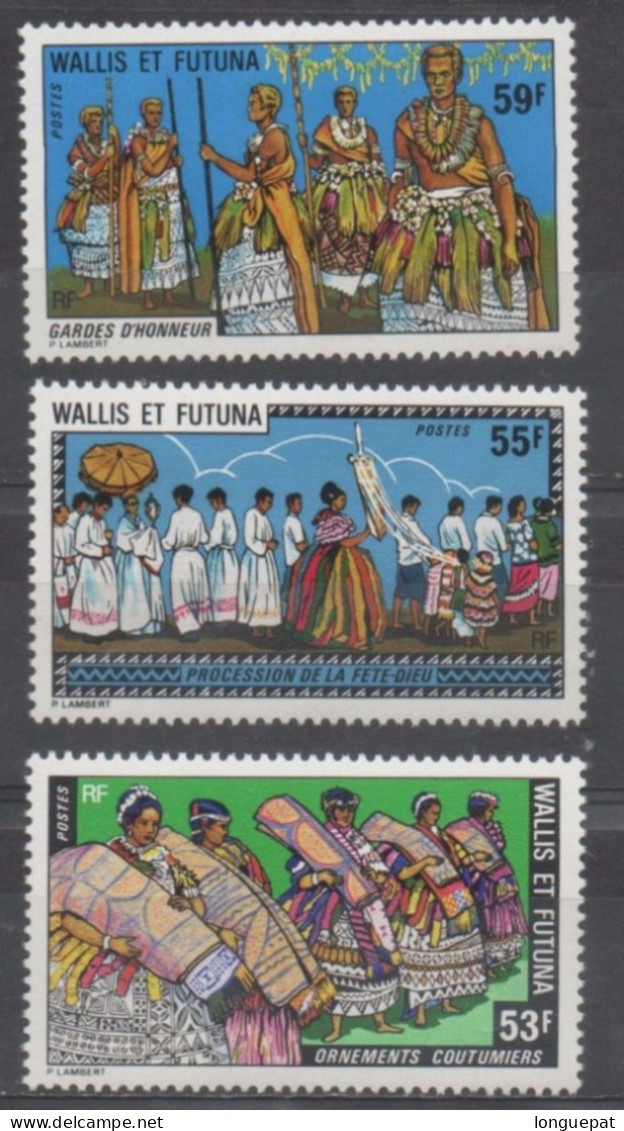 WALLIS Et FUTUNA - Coutumes Et Traditions : Ornements Coutumiers, Procession De La Fête Dieu, Gardes D'honneur - Neufs