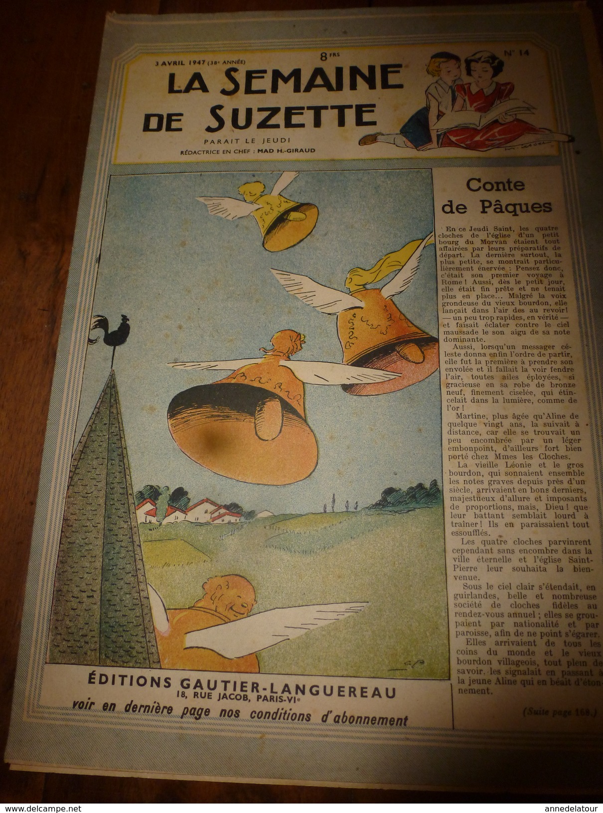 1947 LSDS :Choupi Et La Poupée ->Choupi Est Une Chatte De La Race La Plus Ordinaire, Mais C'est La Plus Géniale;etc - La Semaine De Suzette