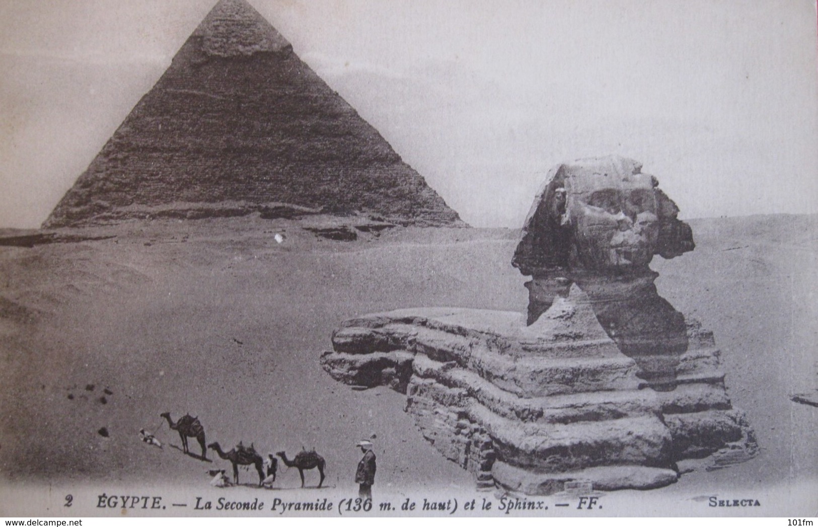 EGYPT - 2ND. PYRAMID AND SPHINX - Sphinx