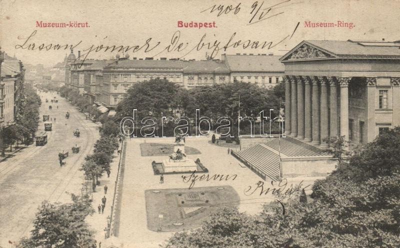 T2/T3 Budapest VIII. Múzeum Körút, Villamosok  (EK) - Non Classés