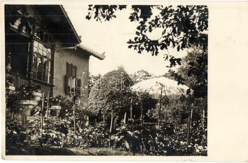 T2 1932 Budapest XII. Svábhegyi Villa Kertje. Photo - Non Classés