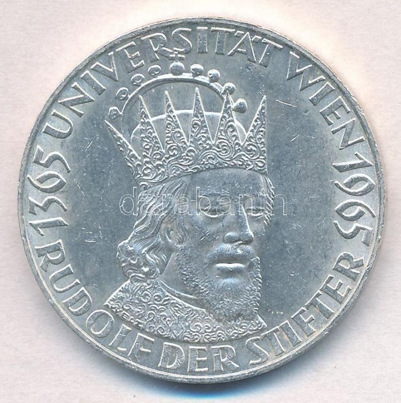 Ausztria 1965. 50Sch Ag '600 éves A Bécsi Egyetem' T:1-,2 
Austria 1965. 50 Schilling Ag '600th Anniversary - Vienna Uni - Non Classés