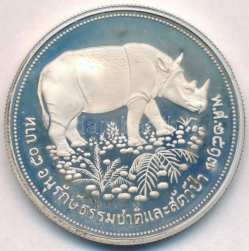 Thaiföld 1974. 50B Ag 'Orrszarvú' T:1,1-(PP)
Thailand 1974. 50 Baht Ag 'Rhinoceros' C:UNC,AU(PP)
Krause Y#102a - Non Classés