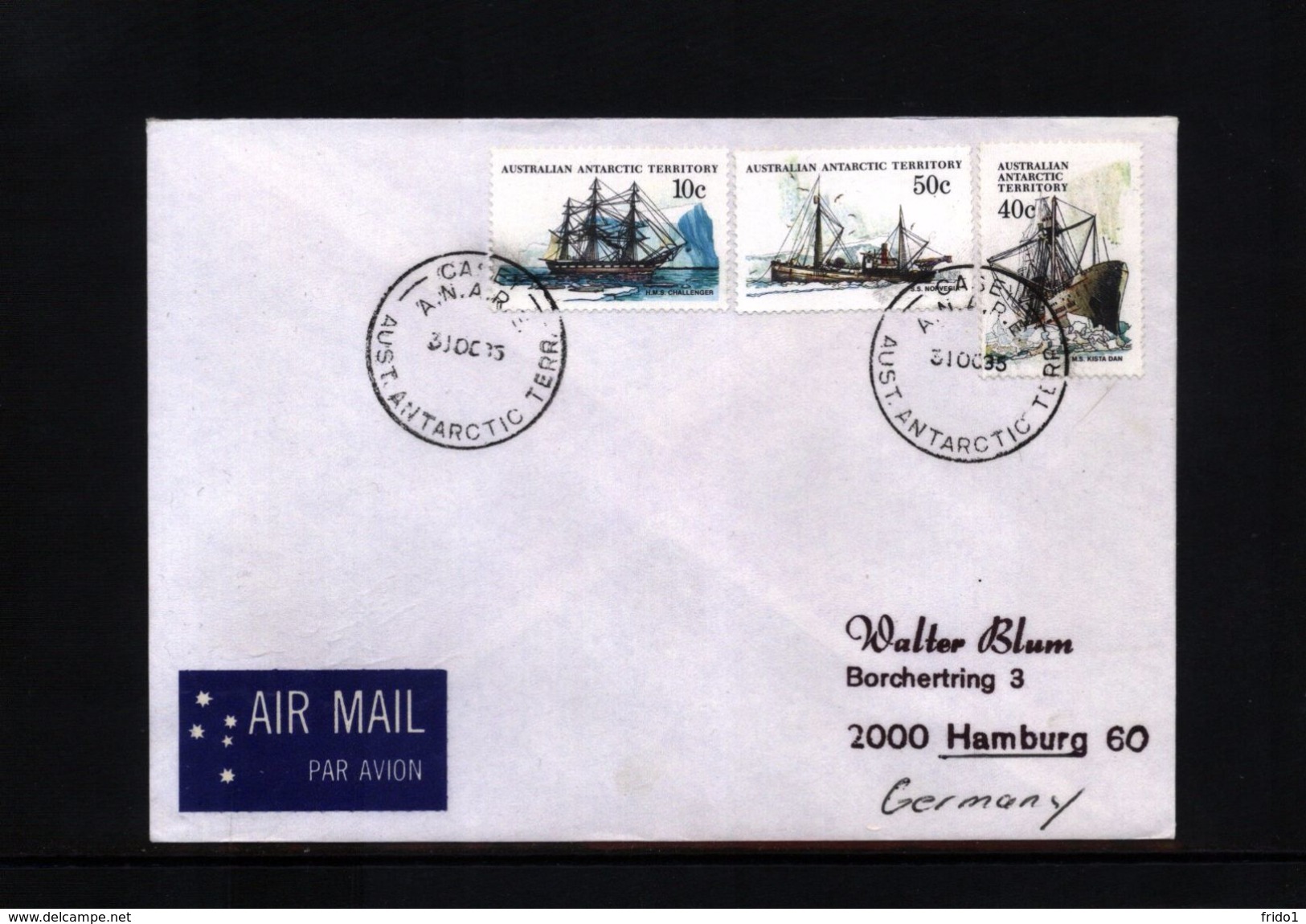 Australian Antarctic Territory 1985 Casey Station Interesting  Letter - Covers & Documents