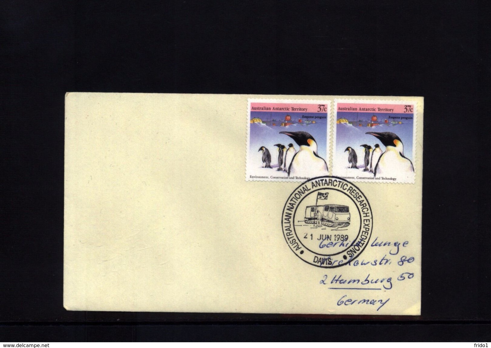 Australian Antarctic Territory 1989 Davis Station Interesting  Letter - Covers & Documents