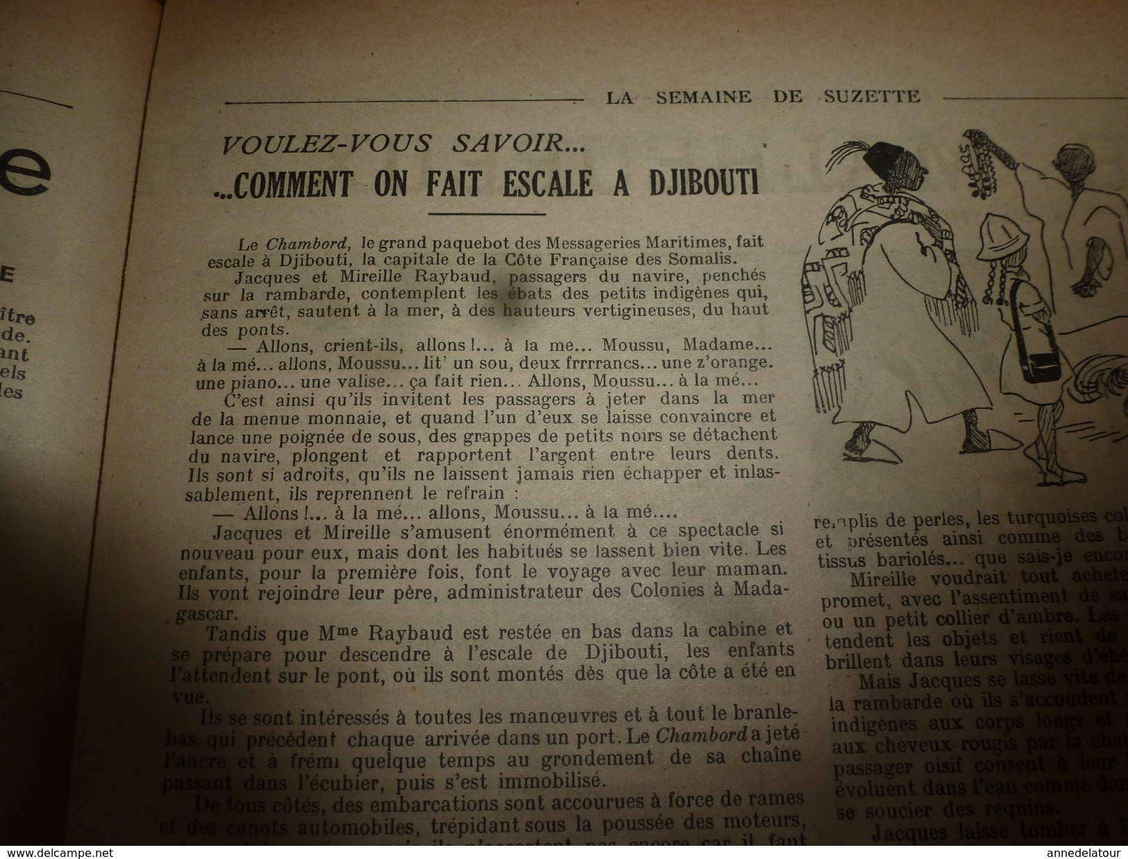 1946 LSDS (La Semaine De Suzette) : Le Malheureux Petit Commerce 'conte Arménien) ; Etc - La Semaine De Suzette