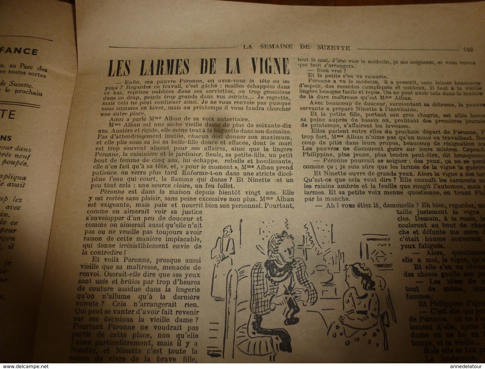 1946 LSDS (La Semaine De Suzette) : La Légende De La SAUGE ; Etc - La Semaine De Suzette