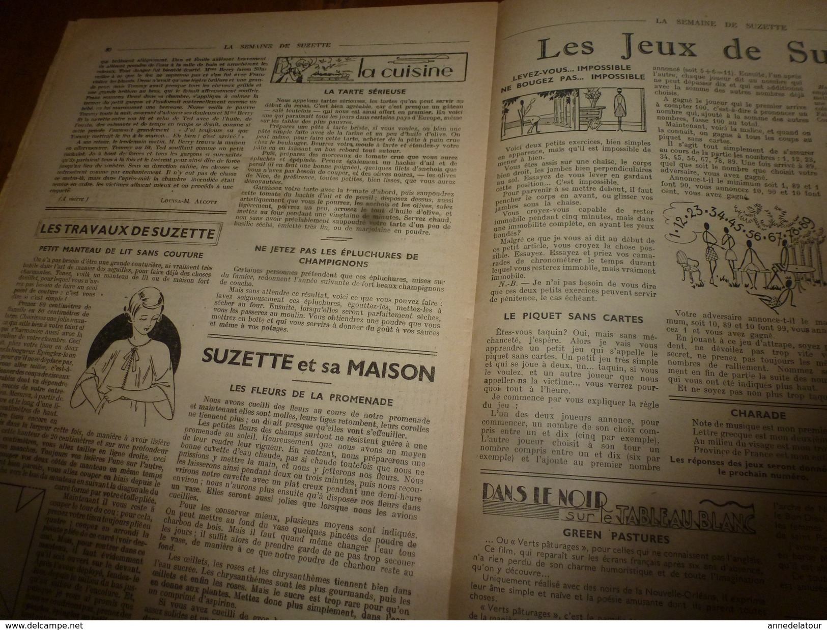 1946 LSDS  (La Semaine De Suzette) : Le Célèbre Mr CHAMPAGNE Qui Sait Tout; La Vengeance Des Arbres ; Etc - La Semaine De Suzette