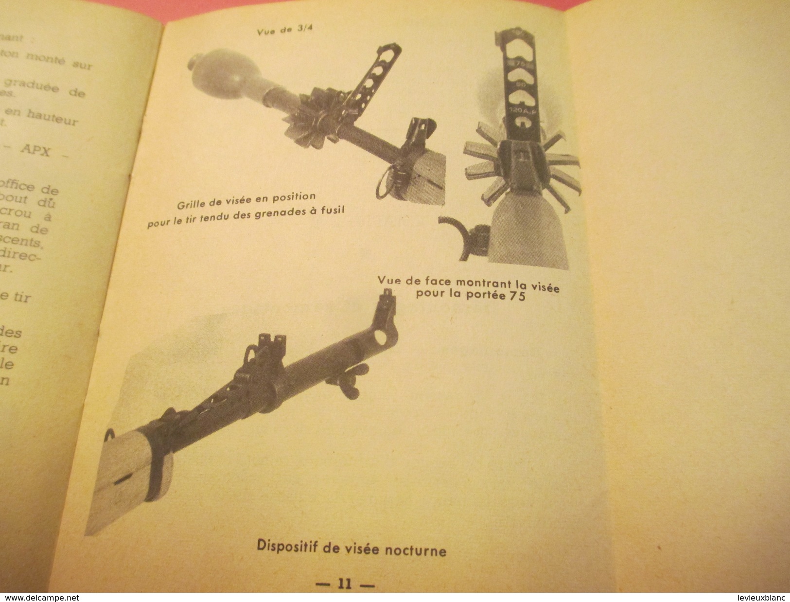 Fascicule/Guide technique Sommaire / Fusil Semi-Automatique 7,5 mm/Ministère des Armées Terre /MAT1067/1958   VPN120