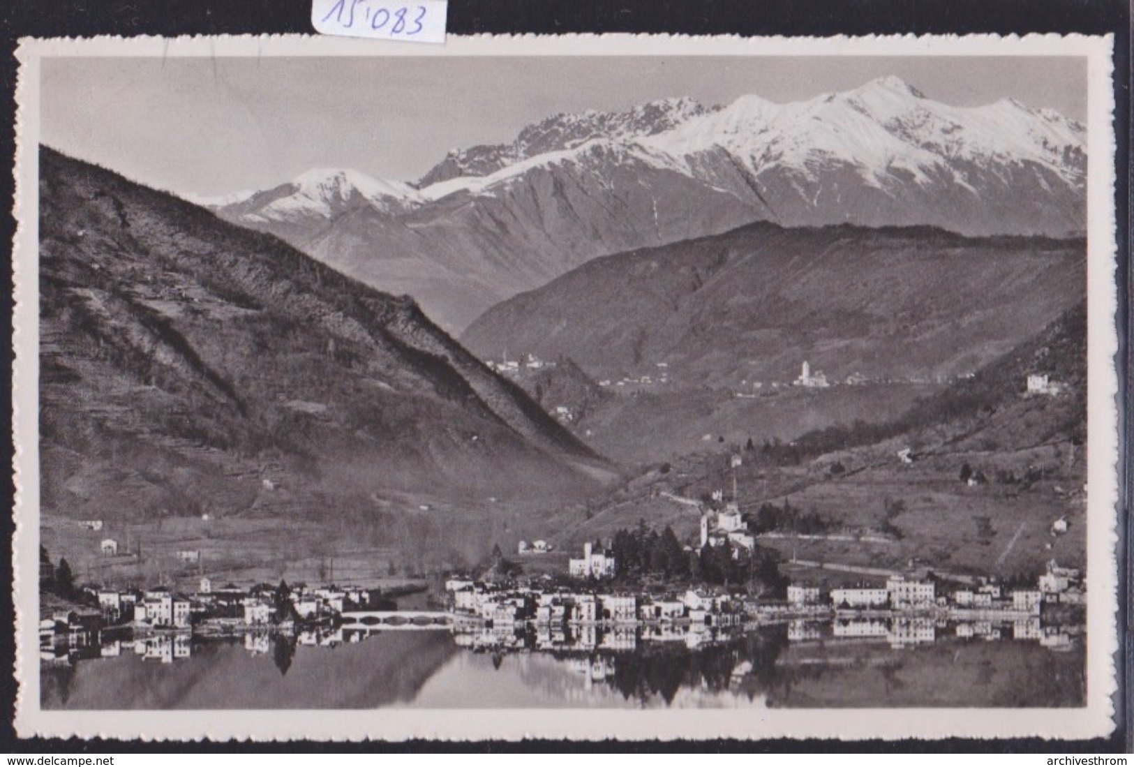 Ponte-Tresa - Panorama - Sigillo Cachet Bazar Rosalia Pellegrini ; Ca 1960 (15'083) - Tresa