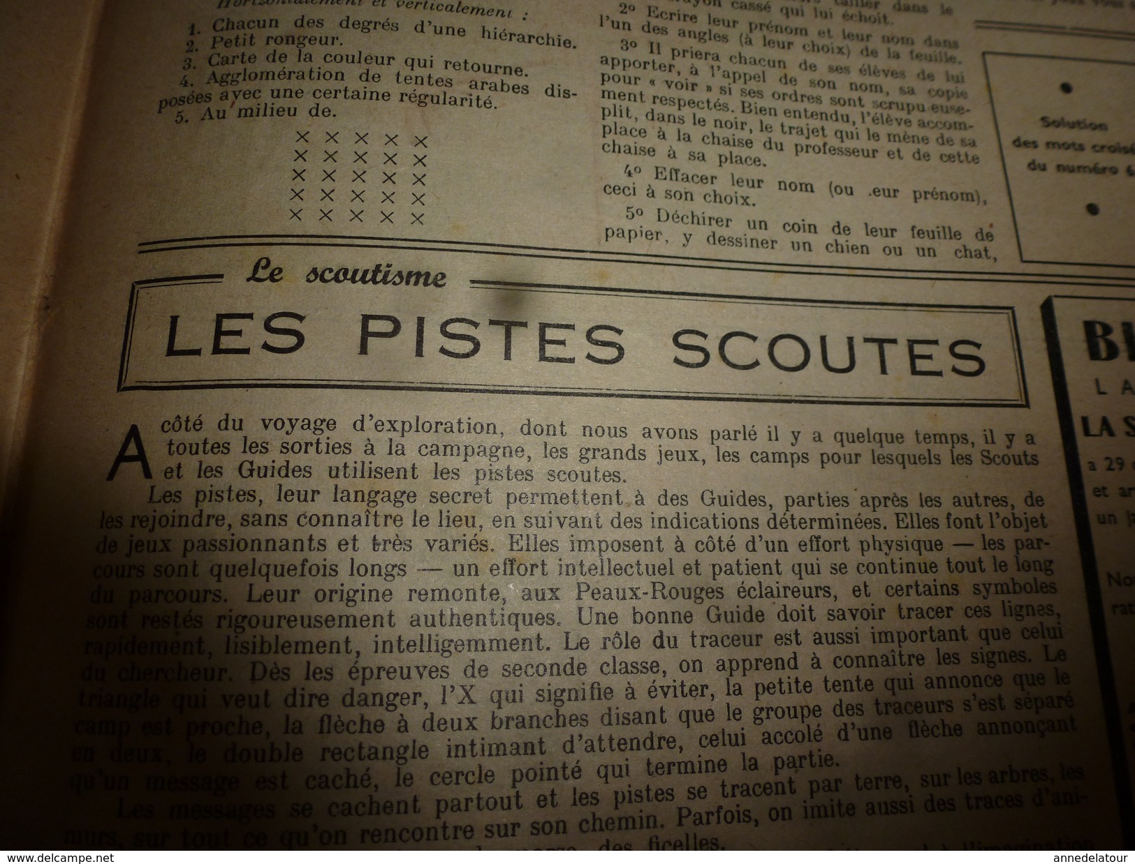 1949 LSDS : Les Pistes Scoutes (SCOUTISME); Triste Histoire Du Héron; Etc - La Semaine De Suzette
