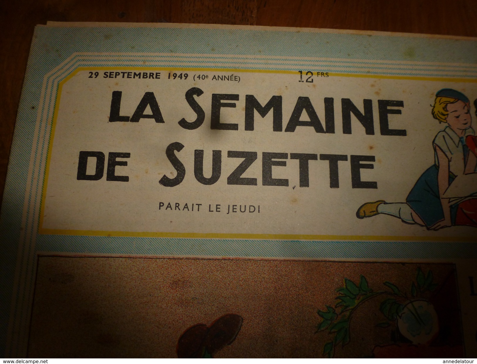 1949 LSDS  (La Semaine De Suzette) : Conte De La VIEILLE BARQUE ; Etc - La Semaine De Suzette