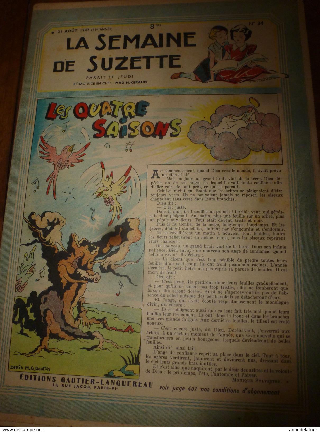 1947 LSDS  Une Armée Secrète De 12 Enfants Pour Le Général De Gaulle,et Les Récits Héroïques Pour Berner Les Allemands - La Semaine De Suzette