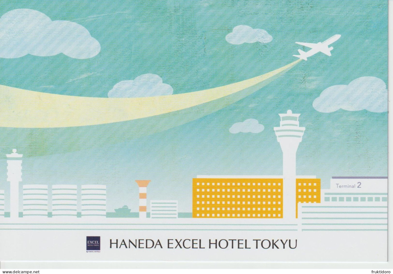 AKJP Japan Postcards Hotels Nikko Osaka / ANA Hotel Hiroshima / Haneda Airport Excel Hotel Tokyu / Okura Kobe Hotel - Collections & Lots