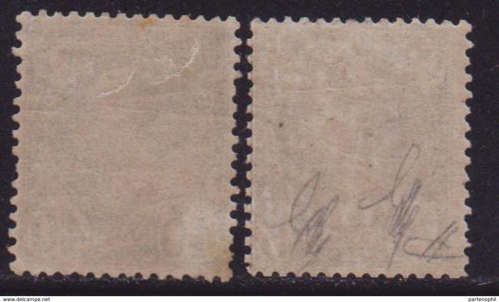 MONACO 1855 : 25 Cent. + 75 Cent. N.7/8  MH - Unused Stamps