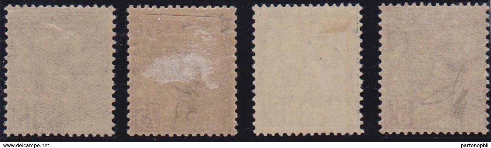 MONACO 1920-21 : Principe Alberto I 44/47 MH - Unused Stamps