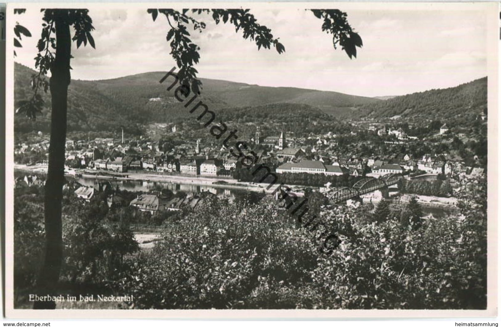 69412 Eberbach - Foto-Ansichtskarte - Verlag Wilhelm Gerling Darmstadt - Eberbach