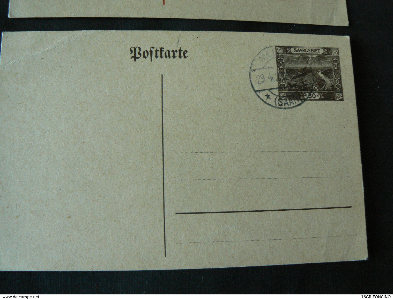 3 ANCIENT POSTKARTE OF GERMANY WITH STAMP...ONLY ONE USED...VERY NICE..//.ANTICHE CARTE POSTALI.TIMBRATE. - Ganzsachen