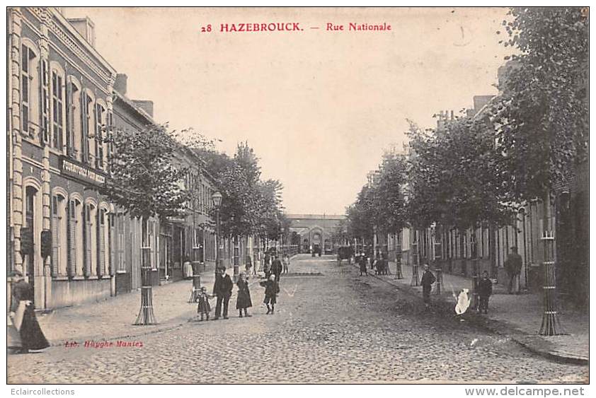 Hazebrouck     59           Rue Nationale         (voir Scan) - Hazebrouck