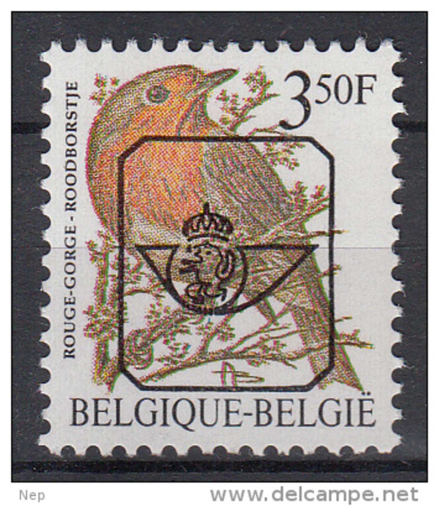 BELGIË - OBP - PREO - Nr 822 P7a - MNH** - Typo Precancels 1986-96 (Birds)