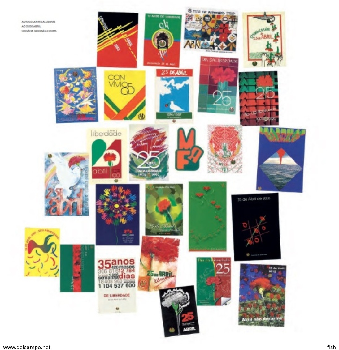 Portugal  ** & Thematic Book With Stamps, Book 25 April - 40 Years 2014 (5777) - Boek Van Het Jaar